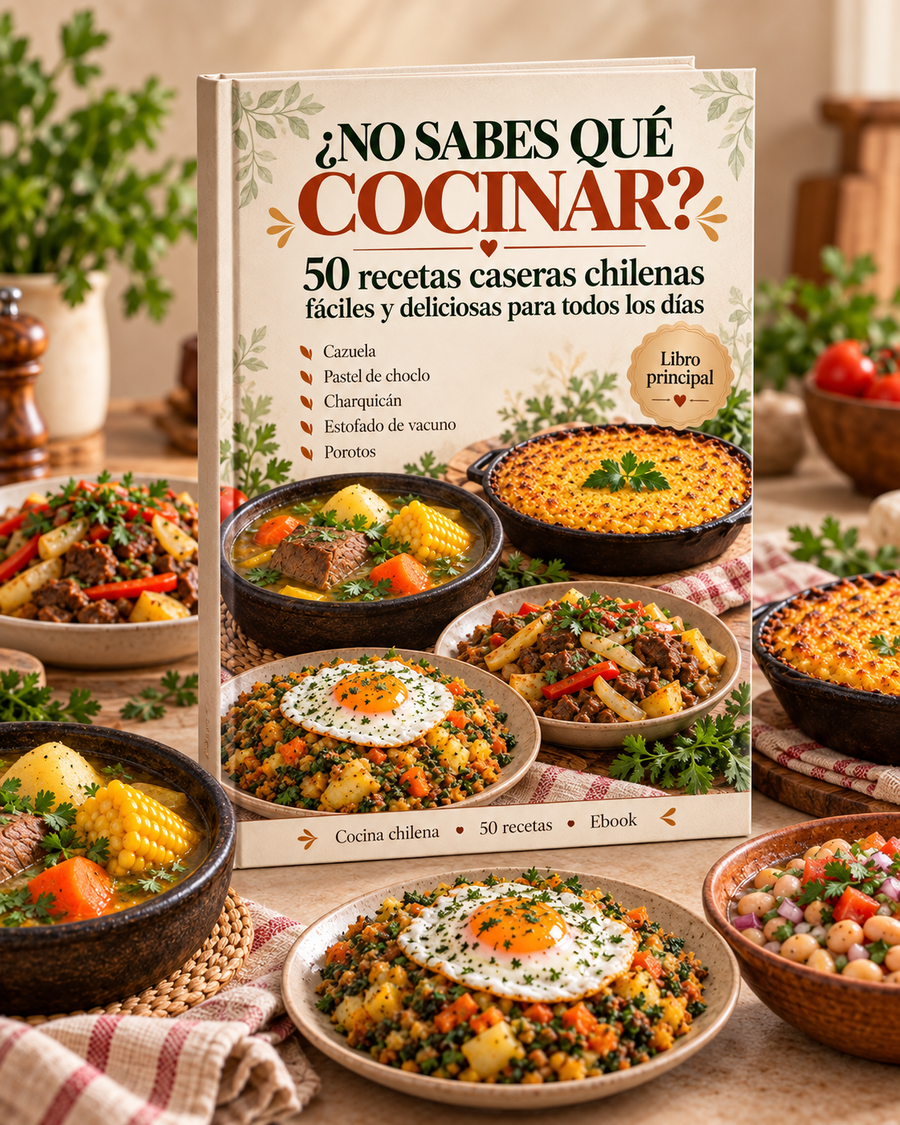 Colección digital de recetas caseras chilenas